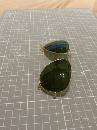 Gafas de sol Ray-Ban B&L doradas/verdes