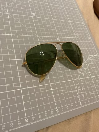 Gafas de sol Ray-Ban B&L doradas/verdes