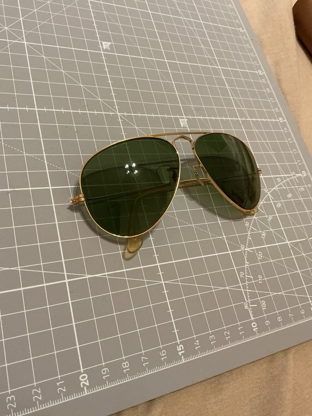 Gafas de sol Ray-Ban B&L doradas/verdes