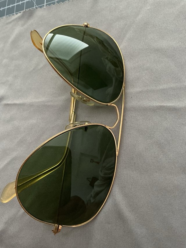 Gafas de sol Ray-Ban B&L doradas/verdes