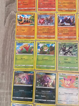 40 Cartas Pokémon Originales Español