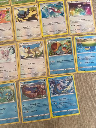 40 Cartas Pokémon Originales Español