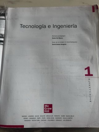 Tecnología e Ingeniería, 1 Bachillerato