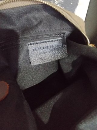 Bolso de hombro en Ante y Piel Marrón