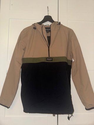 Cortavientos NICCE London Beige/Negro/Verde