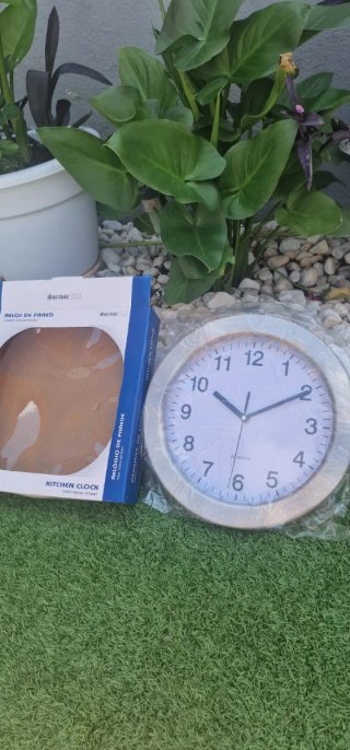 Reloj de Pared Barnar Acero Inoxidable Sepillado