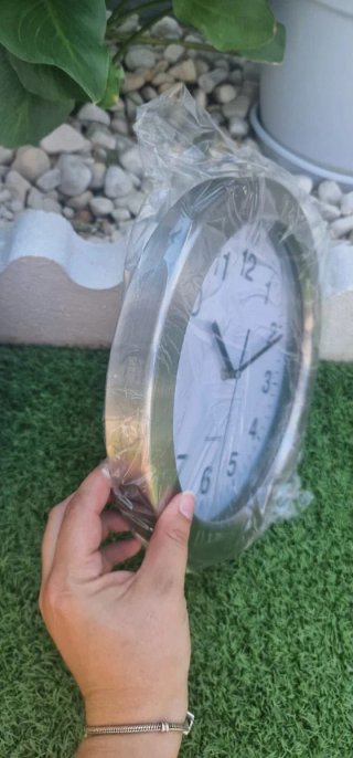 Reloj de Pared Barnar Acero Inoxidable Sepillado