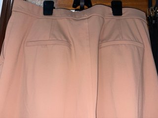 Pantalón ancho beige