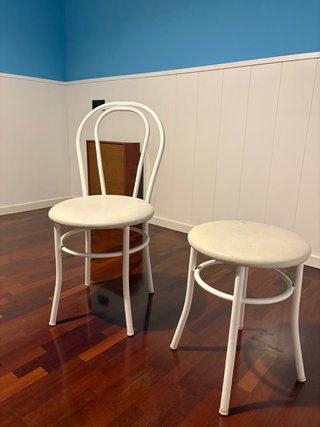Mesa de cocina blanca de madera VENTA URGENTE