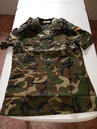 Camisa Camuflaje Manga Corta