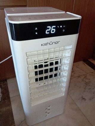 Climatizador Evaporativo KRHÜNER Blanco/Negro