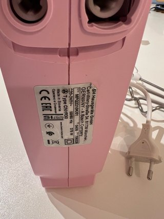 Batidora de mano Bosch 375W Rosa