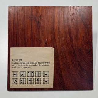 Rompecabezas Pirámide Kefren Madera