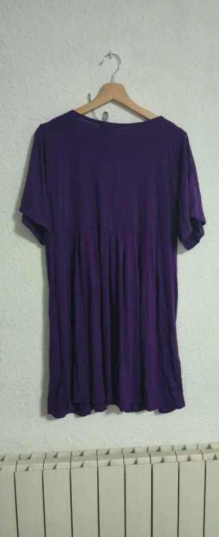 Blusa Morada Larga Talla XL