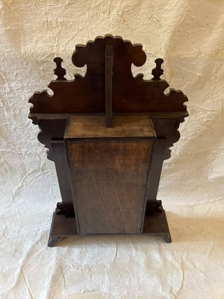 Reloj de sobremesa madera péndulo antiguo