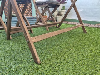 Conjunto Mesa y Sillas Jardín Ikea Madera
