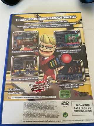 Buzz! Escuela de Talentos PS2 + Buzzers + EyePet