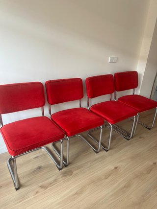 Pack 4 Sillas Cantilever Vintage Años 70