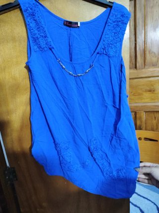 Blusa Foglie Rosse Talla XXL/44/16