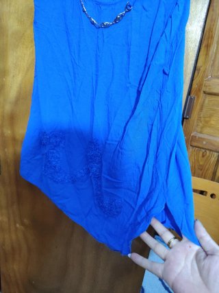 Blusa Foglie Rosse Talla XXL/44/16