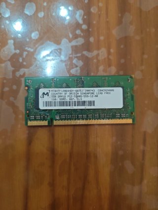 Memoria RAM DDR2 SO-DIMM 1GB Micron