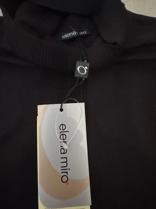 Jersey Elena Miro Negro Talla XS