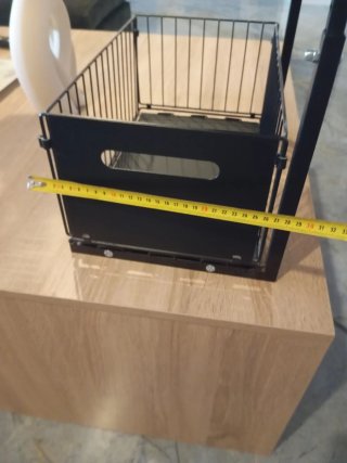 Organizador extensible metálico negro