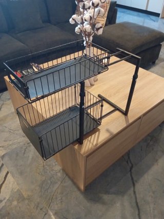 Organizador extensible metálico negro