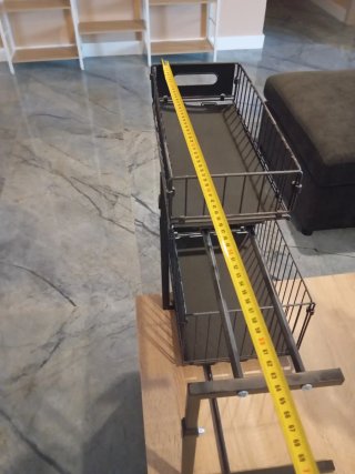 Organizador extensible metálico negro