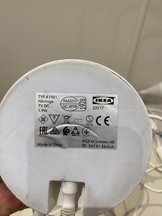 Pack 2 Lámparas Flexo Escritorio LED IKEA Nävling