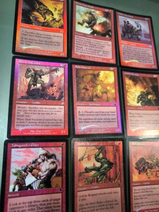 Lote Cartas Magic Goblin Foil