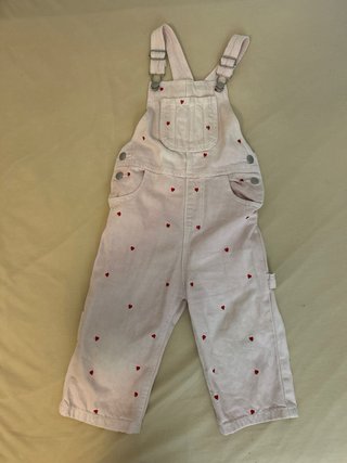 Peto Zara niña rosa corazones 2 años