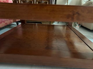 Mesa de centro madera y cristal