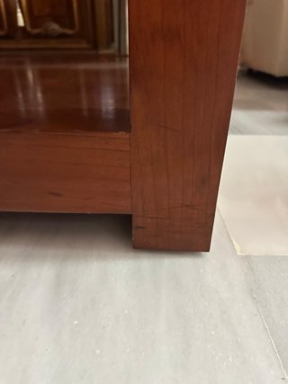 Mesa de centro madera y cristal
