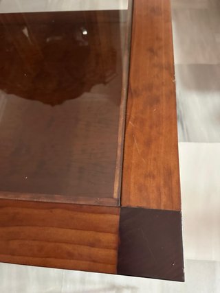 Mesa de centro madera y cristal
