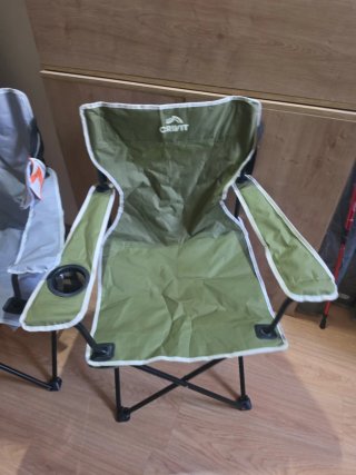 2 Sillas Plegables Camping Tela y Metal
