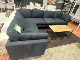 Sofá Rinconera Gris oscuro 270cm Poliéster