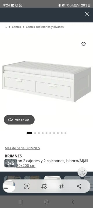 Cama nido con cajones