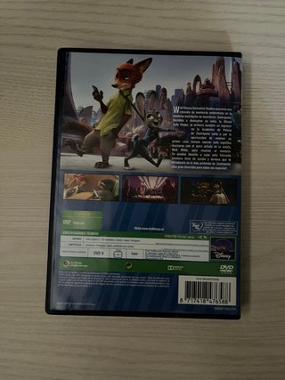 DVD Zootrópolis Disney Español