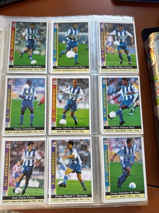 Álbumes Liga 96/97 y 2000 - +750 Cromos