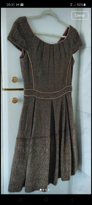 Vestido marrón nuevo T 40