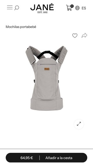 Portabebés Ergonómica Jané
