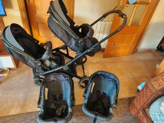 Carro gemelar BabyGO en buen estado