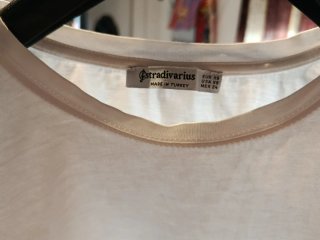 Camiseta Stradivarius Verano Mujer XS