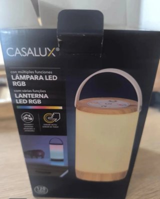 Lámpara LED Multicolor Bambú