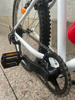 Bicicleta Rockrider ST 100 Blanca