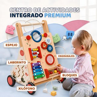 Andador Bebé Montessori Madera 6 en 1