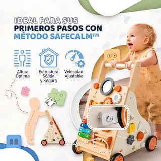 Andador Bebé Montessori Madera 6 en 1