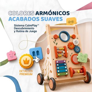 Andador Bebé Montessori Madera 6 en 1