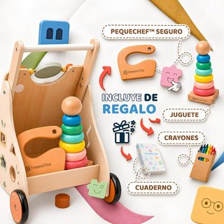 Andador Bebé Montessori Madera 6 en 1